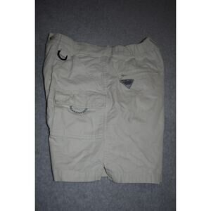 Columbia PFG Cargo Shorts Performance Fishing Gear Mens Size Small Light Tan